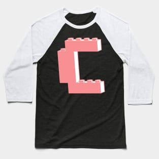 THE LETTER C, Customize My Minifig Baseball T-Shirt